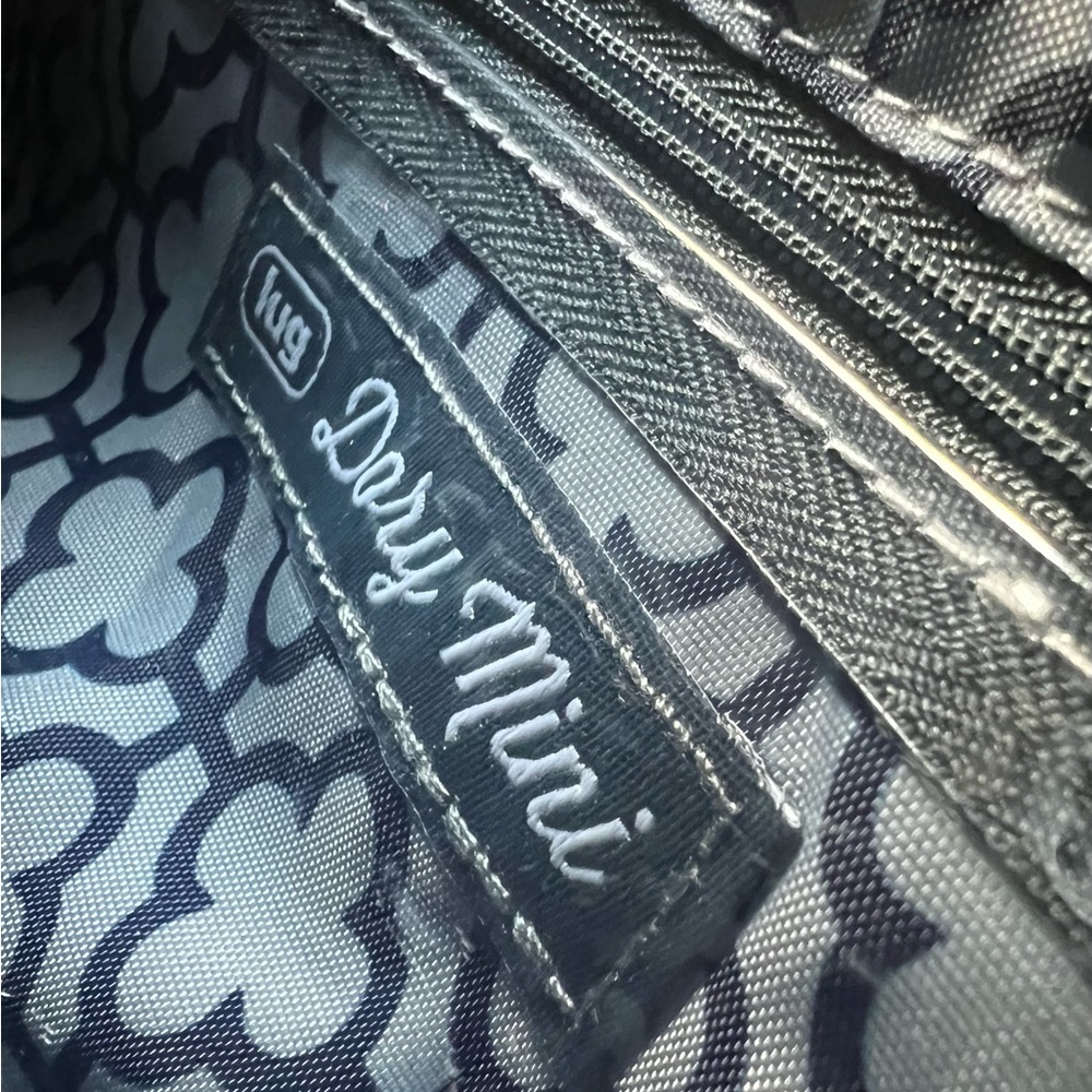 Lug Daisy Mini Bag with Black and Gray Pattern - Butterfly Gray